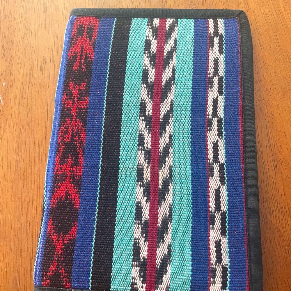 Handmade vintage Guatemalan Notebook Paper Portfolio